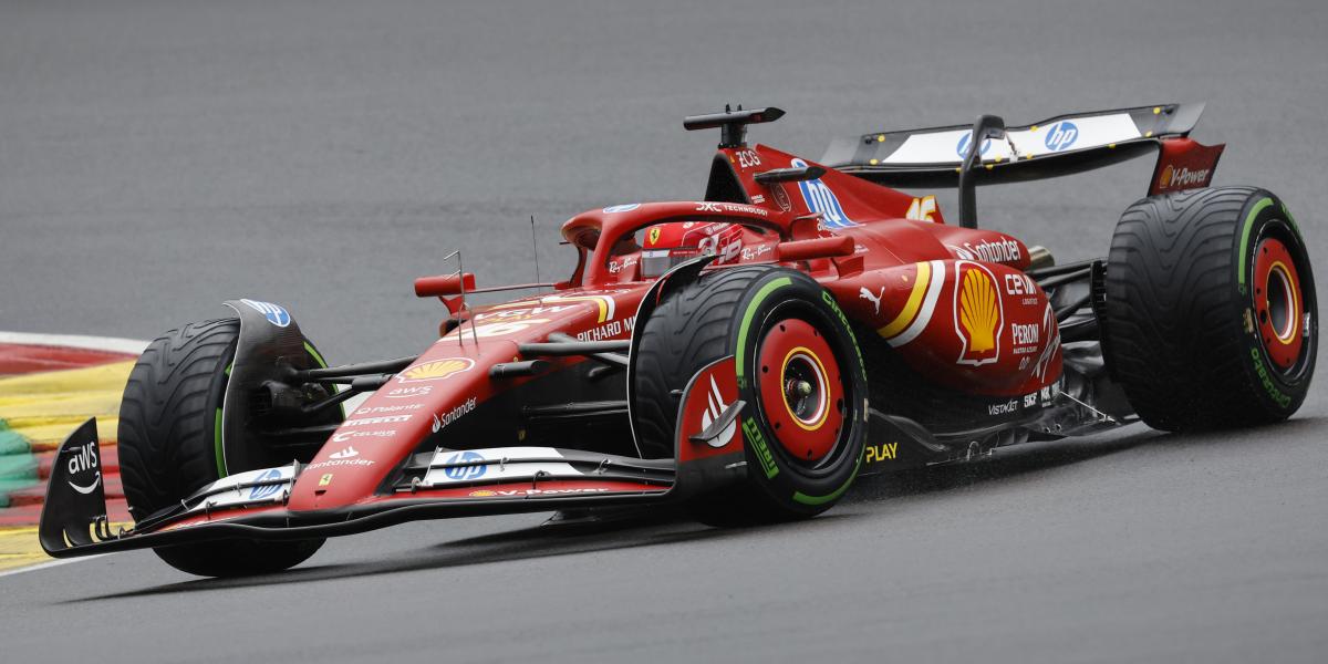 Verstappen vuela pero Leclerc saldrá desde la pole en Bélgica por la penalización de Max