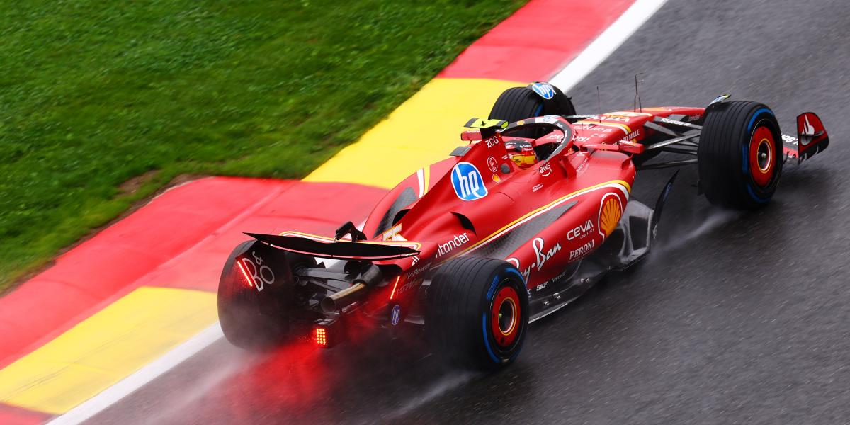 Sainz y el motivo que le dejó fuera de la lucha por la primera línea en Bélgica