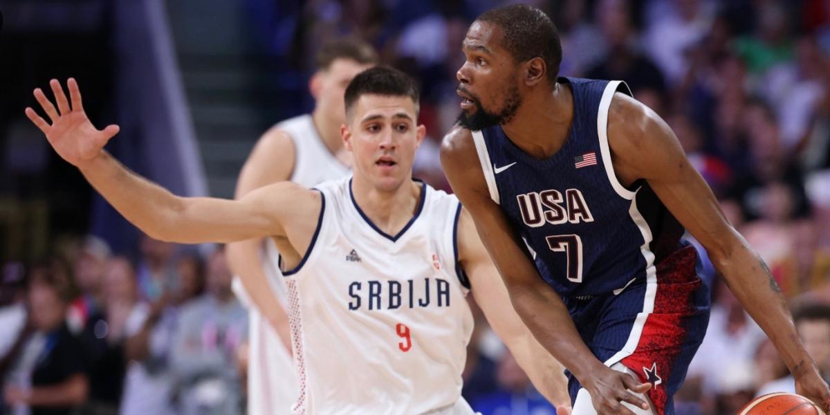 Kevin Durant resurge y el Team USA arrasa a la Serbia de Jokic y Pesic