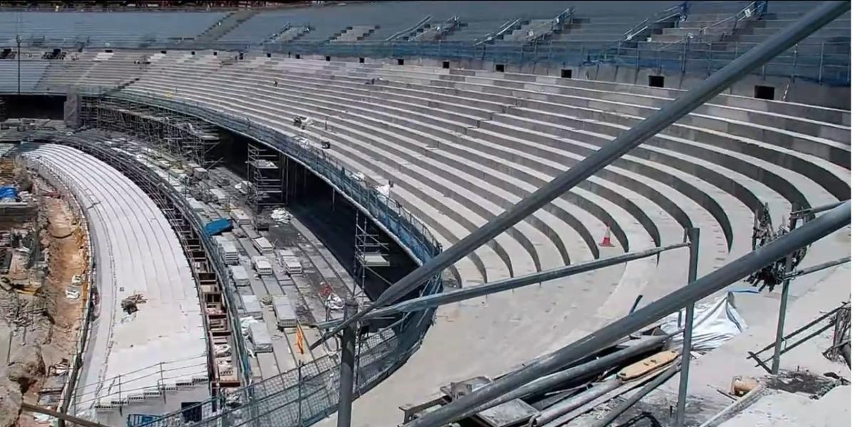 Avances importantes en las gradas del futuro Spotify Camp Nou