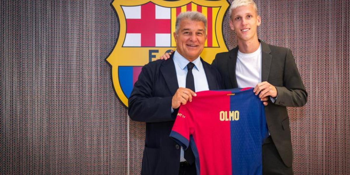 Dani Olmo confirma que su presentación será durante el Gamper