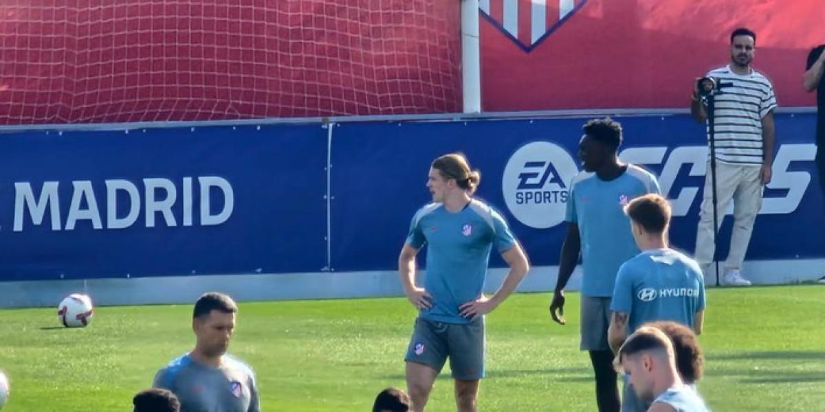 ¡Gallagher ya entrena con el Atleti!