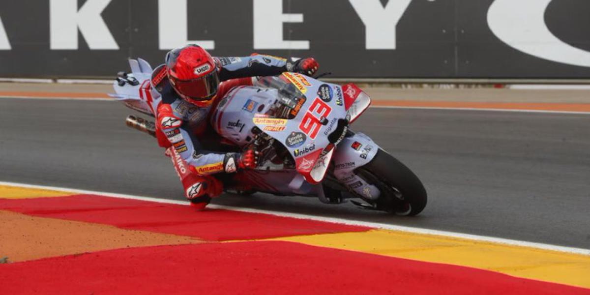 Marc Márquez vuelve a tocar la gloria en Aragón 1043 días después