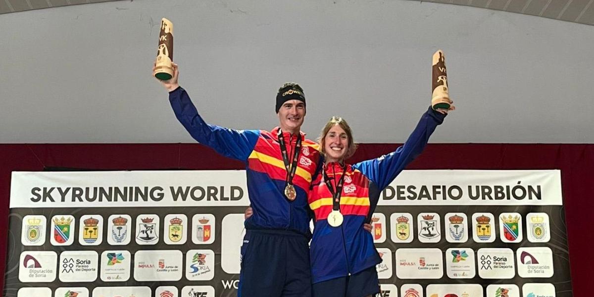 Alain Santamaría y Naiara Irigoyen, campeones del mundo de Kilómetro Vertical