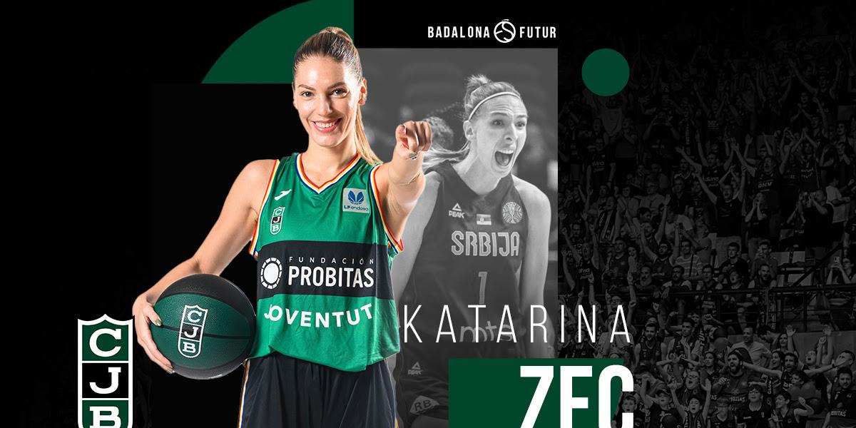 Katarina Zec aportará más poder anotador a la Penya