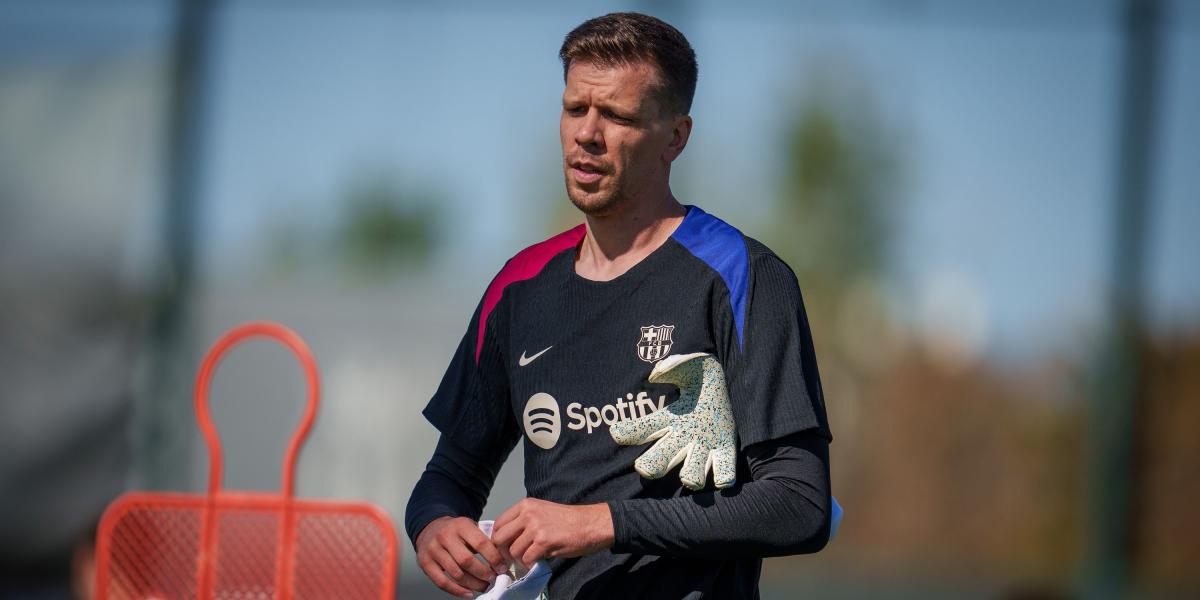 Primera sesión de Szczesny y Gavi vuelve con el grupo