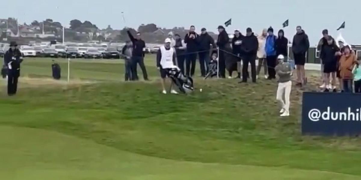 Un inesperado rival se roba el show de Gareth Bale en el torneo de golf Alfred Dunhill