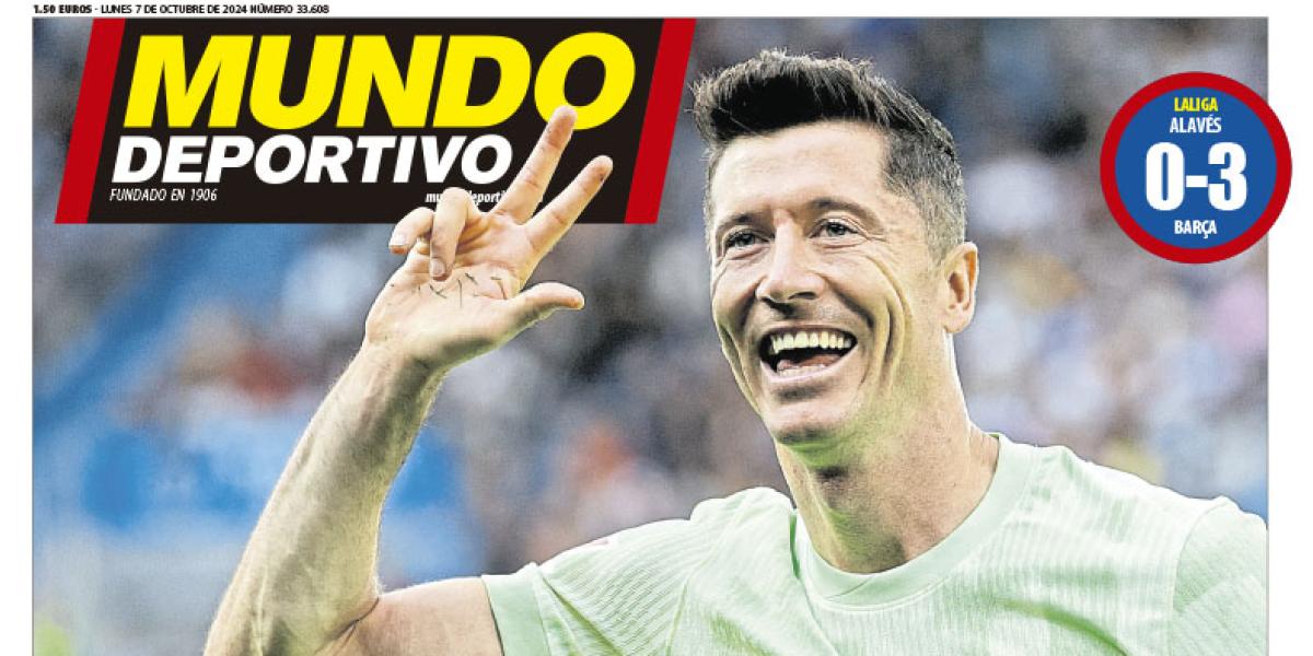 Portada de Mundo Deportivo del lunes 7 de octubre de 2024