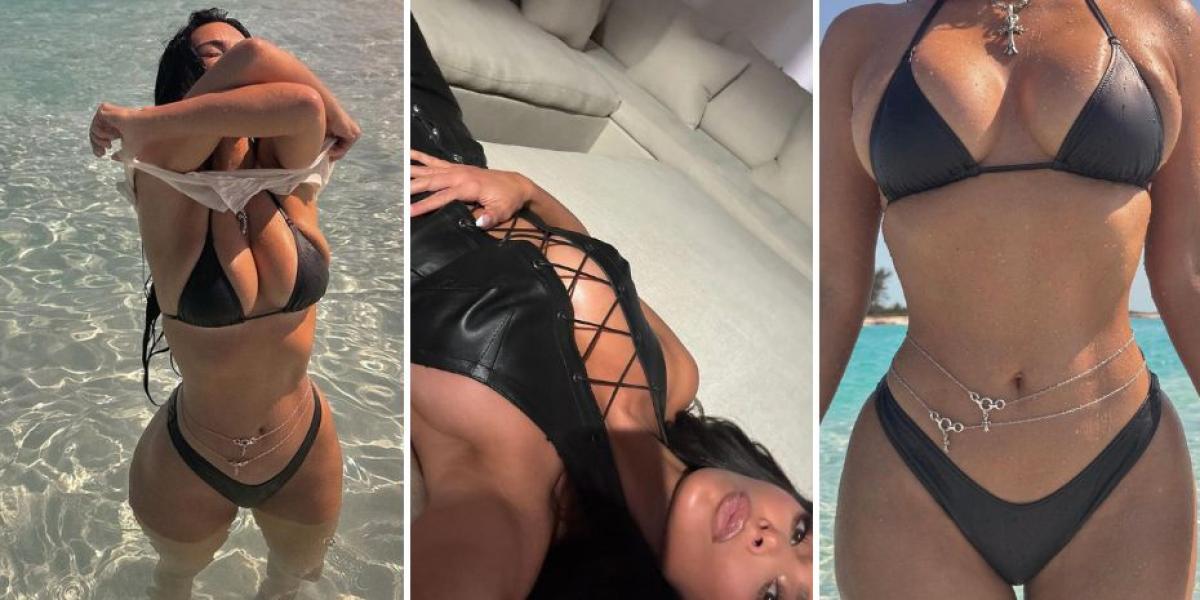 Los posados más hot de Kim Kardashian en las redes sociales