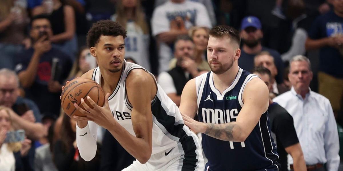 Doncic tumba a Wembanyama y se relame por el anillo con Klay Thompson