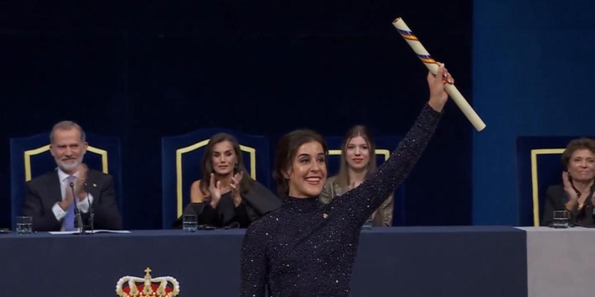 Carolina Marín recibe el Premio Princesa de Asturias de los Deportes
