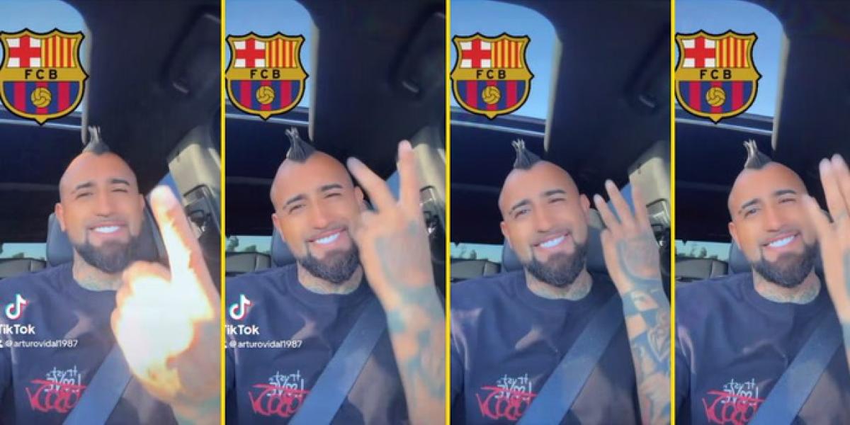 ¡Arturo Vidal canta el Uno Dos Tres Cuatro de Don Omar en honor al Barça!