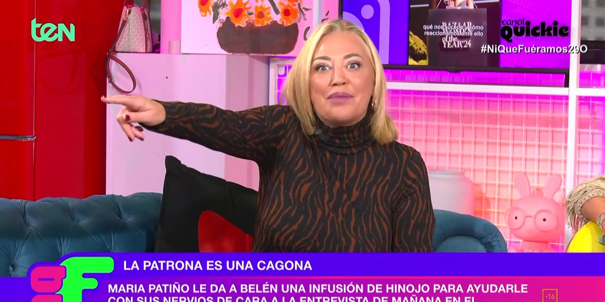 Belén Esteban hace saltar todas las alarmas en Ni que fuéramos: ¿Estás embarazada?