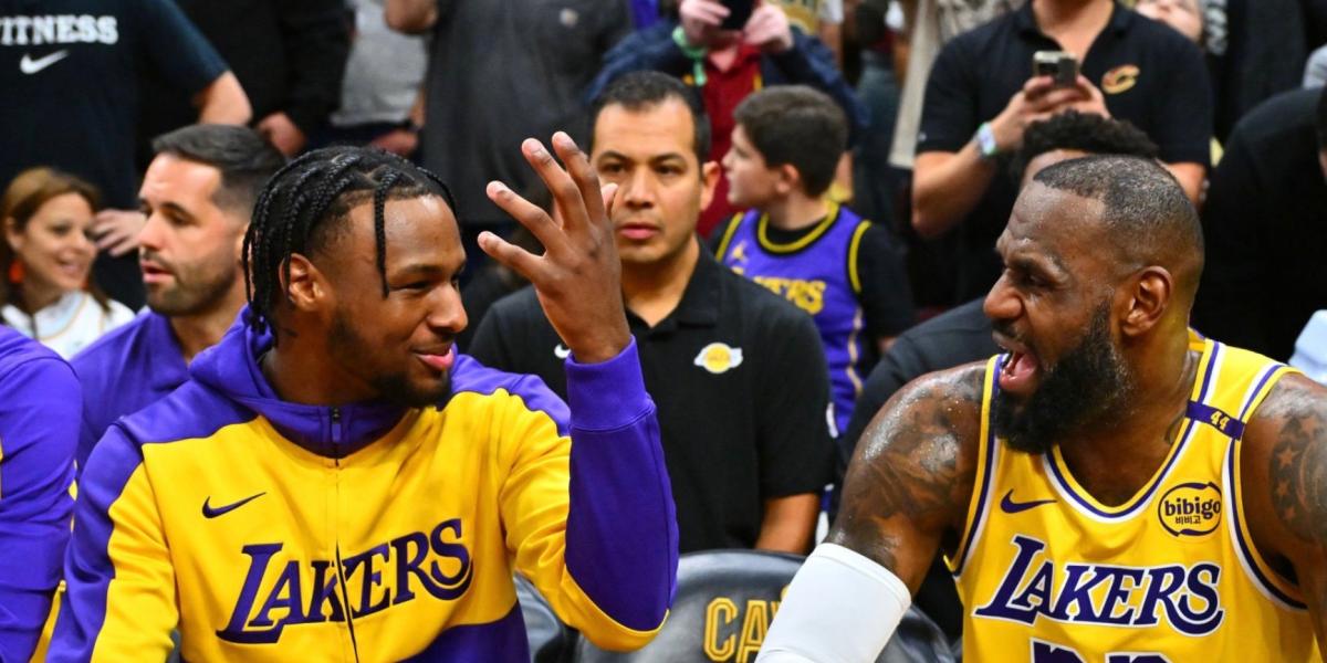 LeBron James, impresionado con Bronny