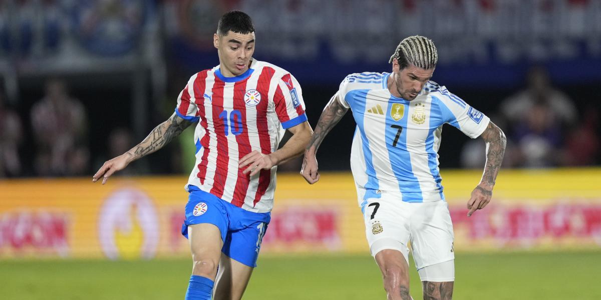 Julián Alvarez, Nahuel y De Paul caen en Paraguay