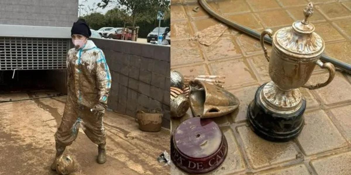 Una exfutbolista del Barça pierde sus trofeos por la DANA