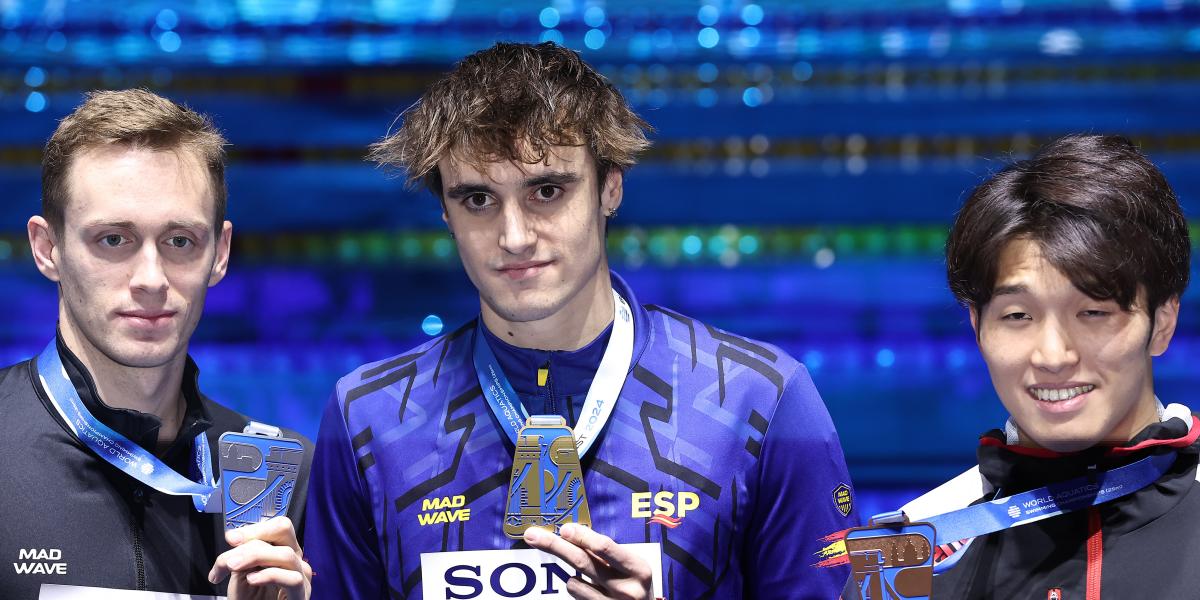 ¡¡¡Carles Coll, campeón del mundo de 200 braza!!!