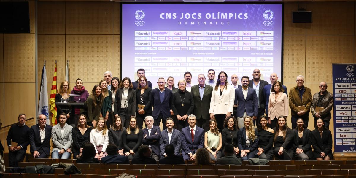 El Club Natació Sabadell reúne a sus leyendas olímpicas en un emotivo homenaje