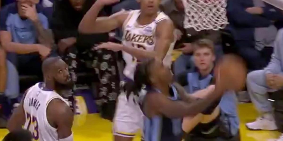 ¡Brutal! Ja Morant hace esto y deja a LeBron con esta cara