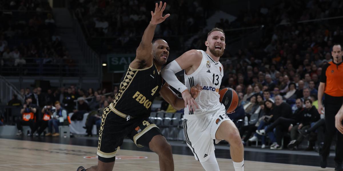 94-72: El Madrid se reivindica de nuevo ante el Mónaco