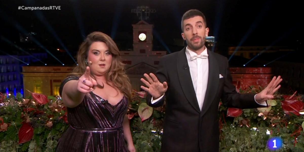 Denuncian a Lalachus y a TVE por lo que la presentadora sacó durante las campanadas