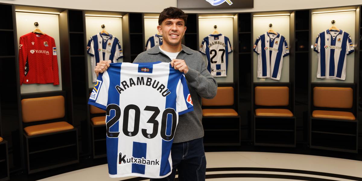 La Real anuncia la renovación de Aramburu