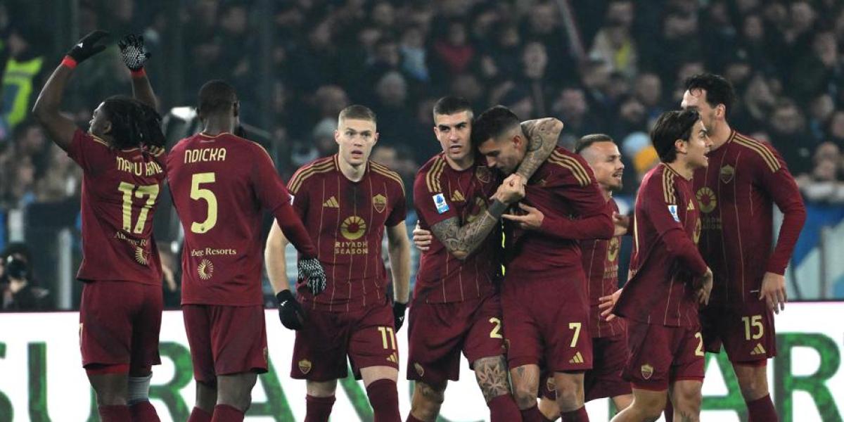 La Roma reina en un derbi capitalino muy caliente