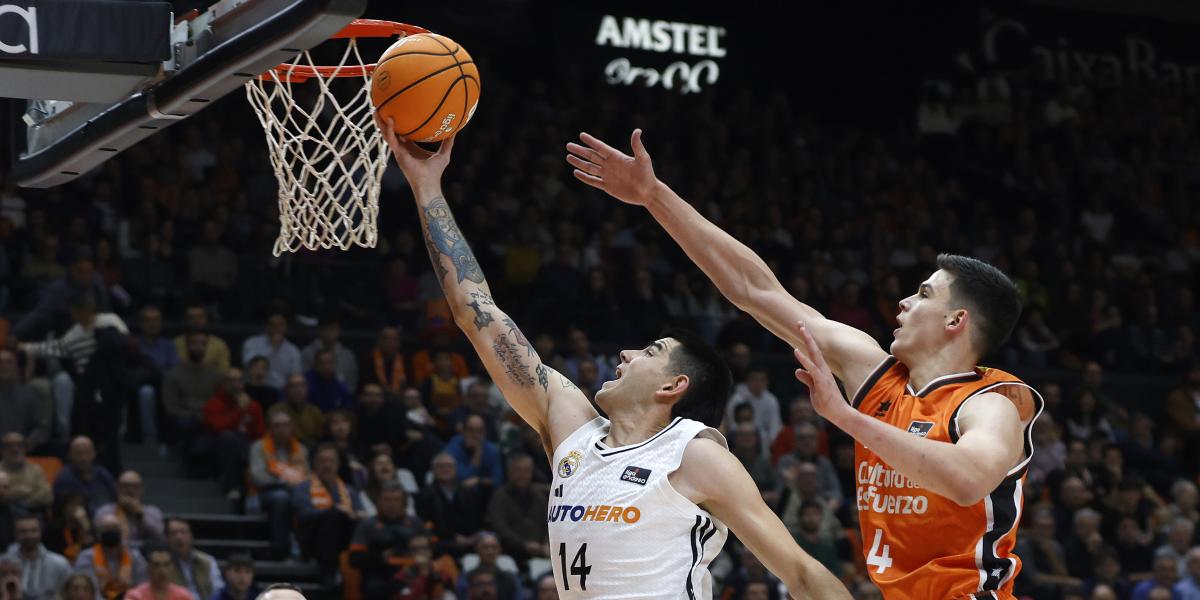 Horario y dónde ver por TV el Real Madrid - Valencia Basket de la Liga Endesa