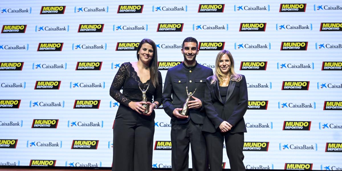 Ferran Torres y Laia Sanz, dos de los muchos campeones que ayudaron en Valencia