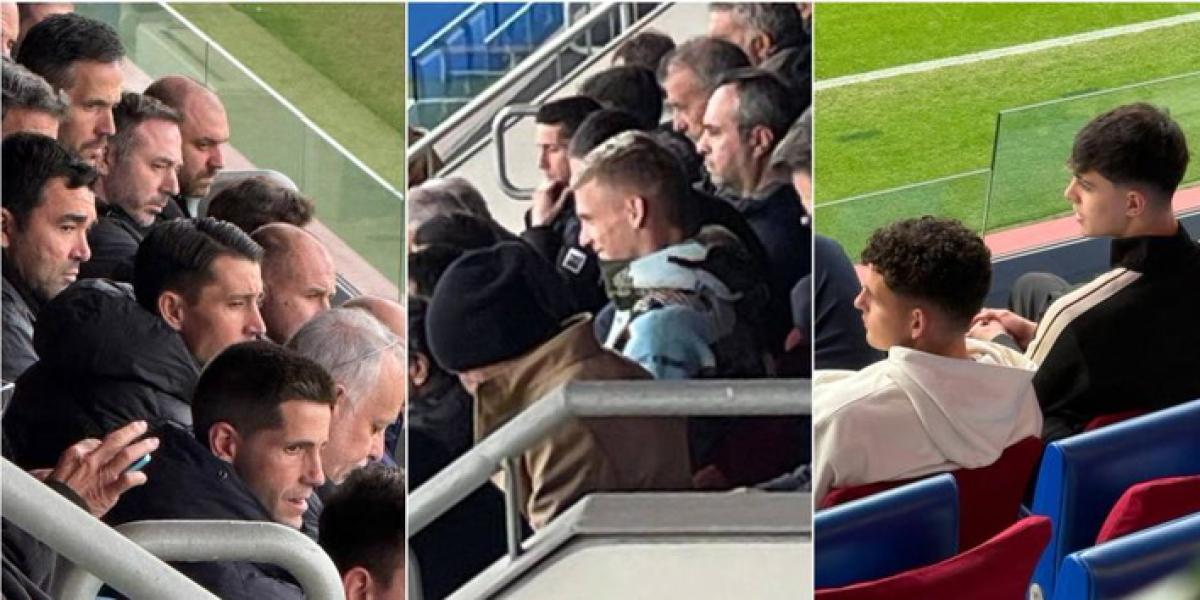 Deco encabezó un palco de lujo en el Barça-Dinamo de la Youth League