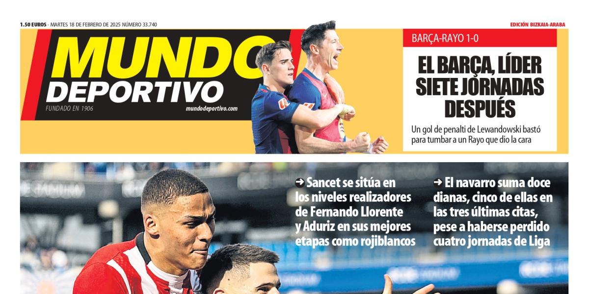 Portada de MD Bizkaia-Araba de hoy martes