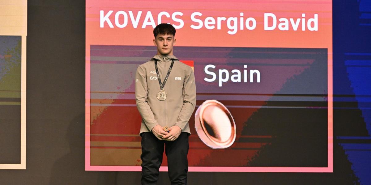 Sergio Kovacs, quinto en la final de suelo en Cottbus