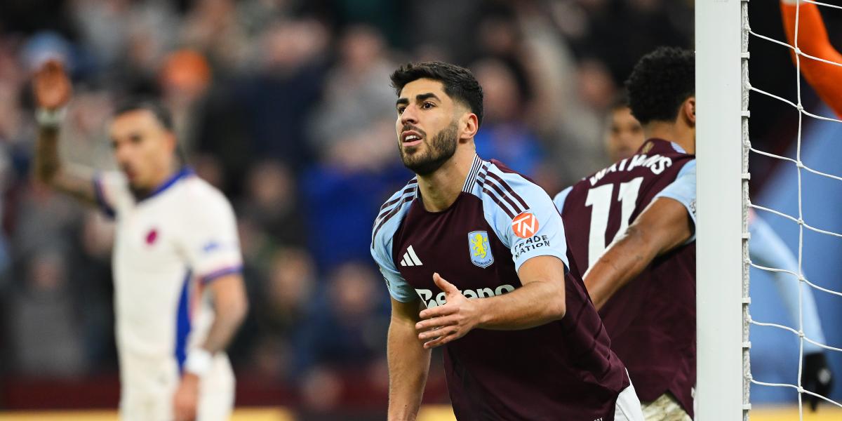 Un doblete de Marco Asensio da el triunfo al Aston Villa de Unai Emery a costa del Chelsea