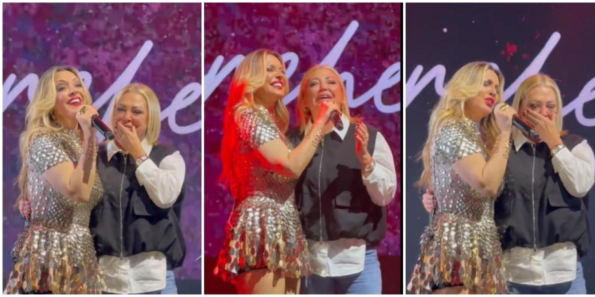 Las redes dictan sentencia a la actuación de Belén Esteban y Merche en Madrid, que interpretaron Eras tú: Esto es historia de España