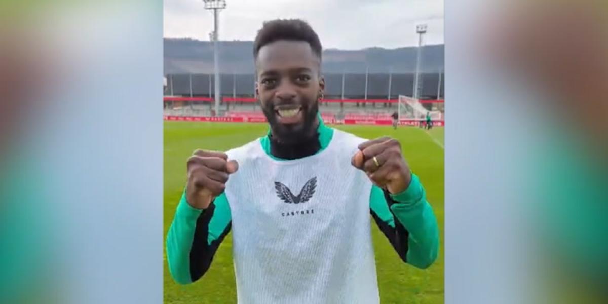 Iñaki Williams apoya a Sandor Martín en la lucha por el Mundial de Superligero