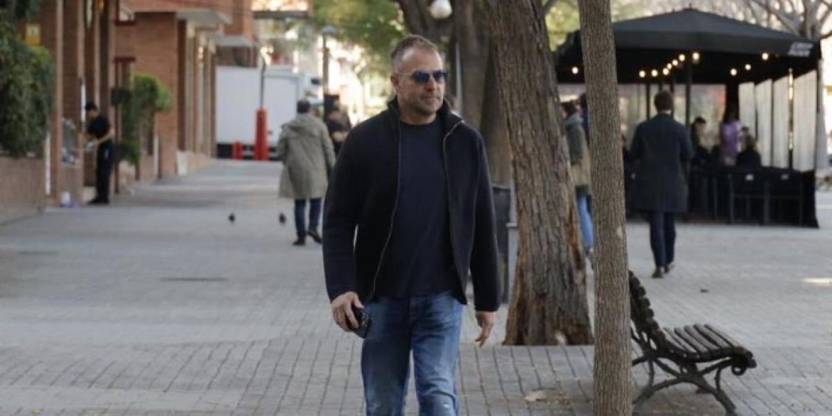 Comida de Flick con todo su staff por su 60º cumpleaños