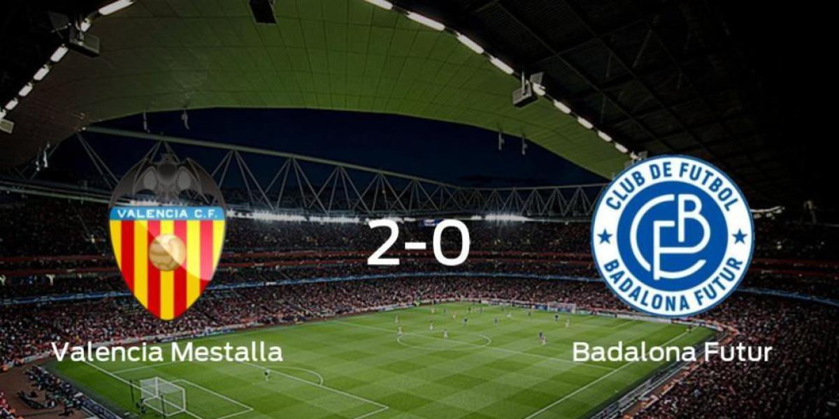 El Valencia Mestalla gana 2-0 al Badalona Futur y se lleva los tres puntos