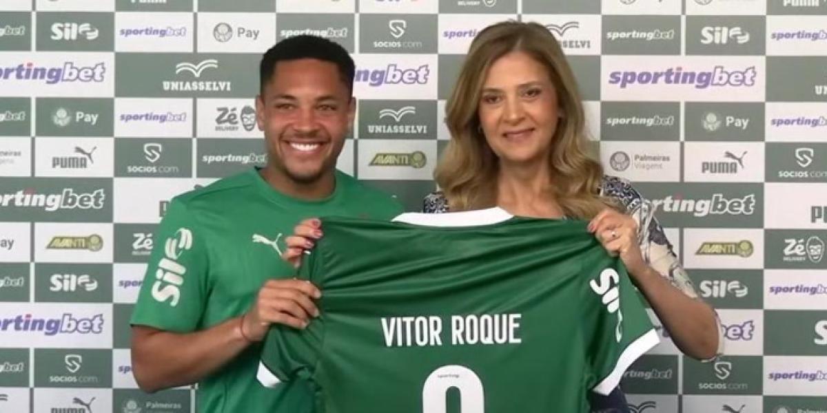 El gesto sorpresa del Palmeiras en la puesta de largo de Vitor Roque