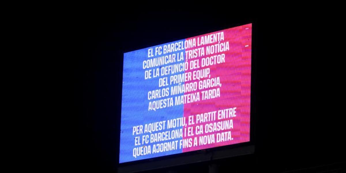 La UEFA da su OK al minuto de silencio por el doctor Miñarro