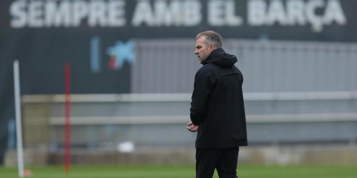 Sesión del Barça tras una larga charla de vestuario