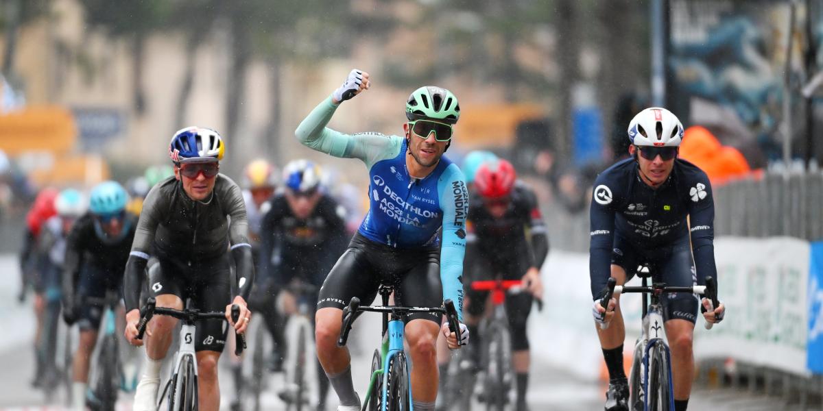Andrea Vendrame se impone en Colfiorito y Ganna conserva el liderato en la Tirreno