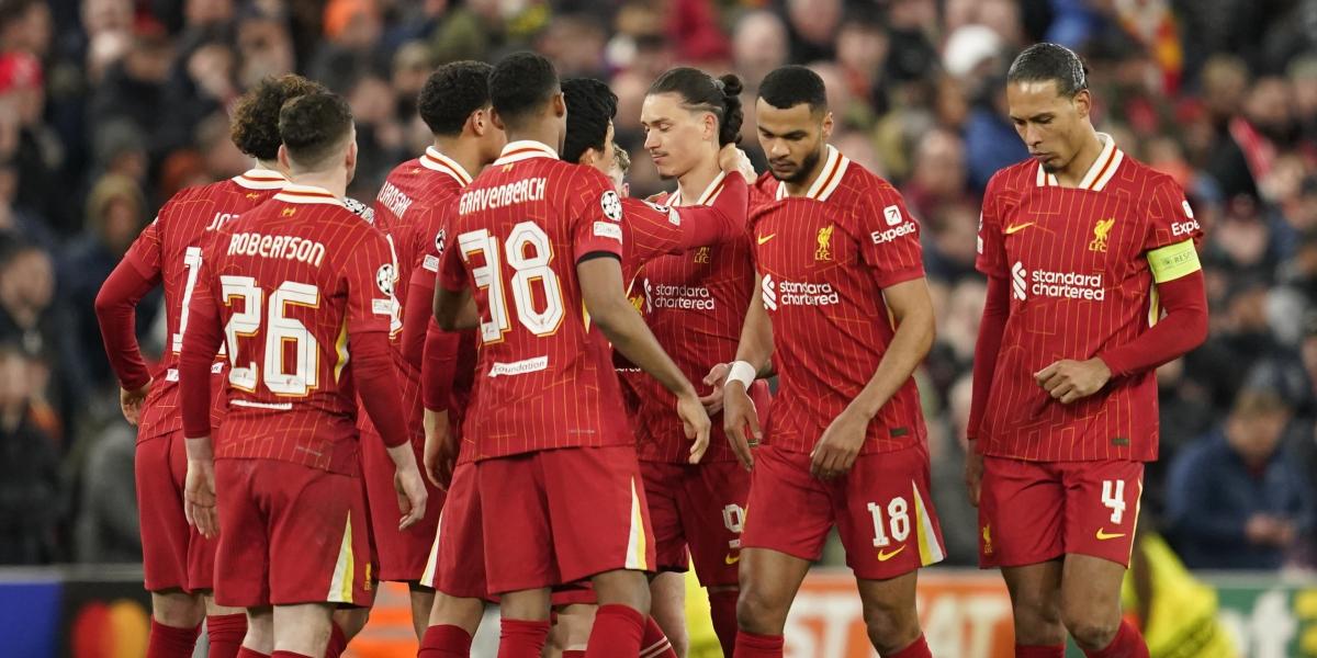 Lo que dijo Van Dijk a Darwin Núñez y Curtis Jones en el vestuario