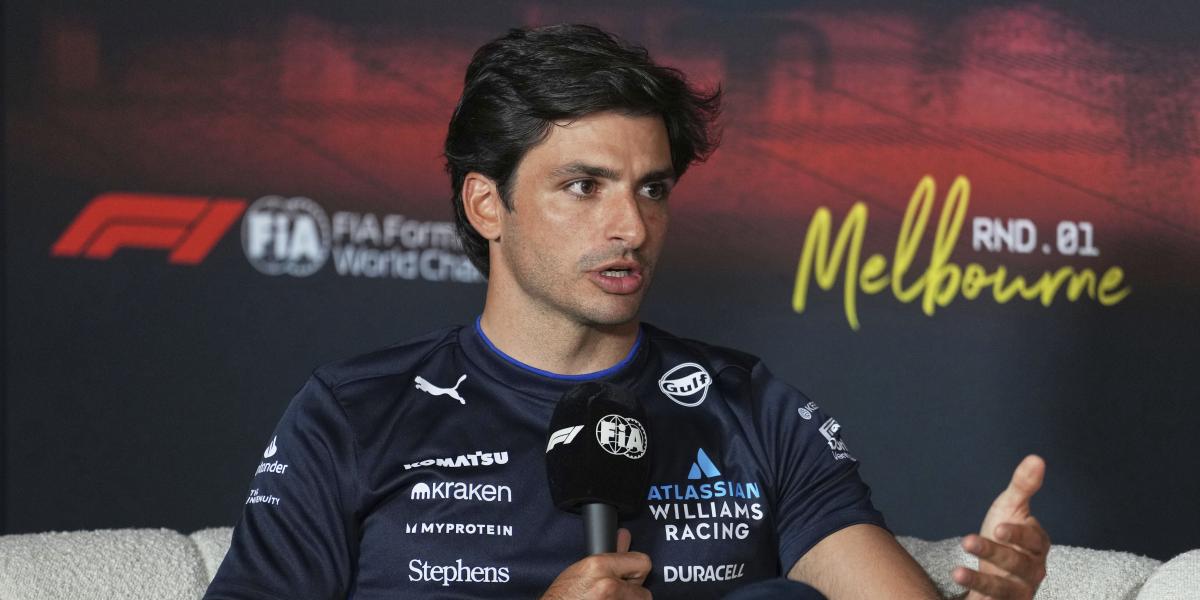Carlos Sainz se marca dos principales objetivos con Williams esta temporada