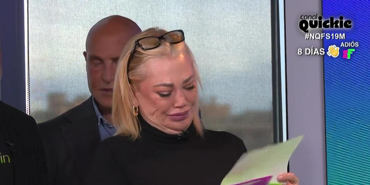 Belén Esteban, rota al anunciar el fin de Ni que fuéramos: Toca hacer maletas...