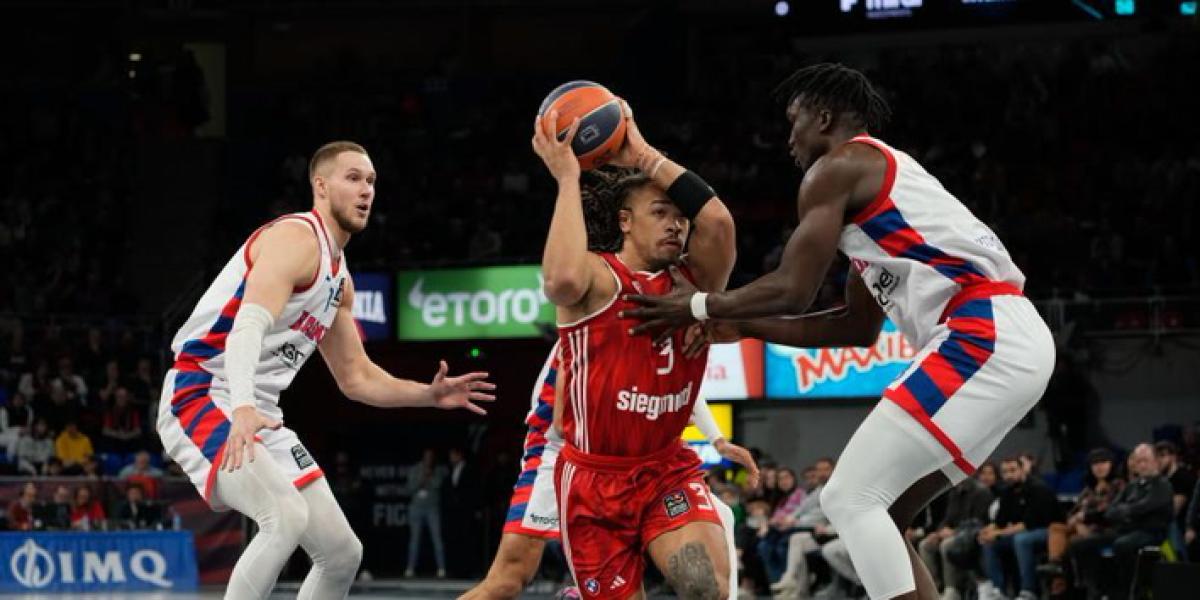 112-89: El Baskonia sonríe en la batalla de triples ante el Bayern