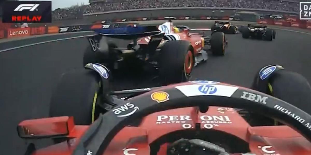 Hamilton y Leclerc rozan el desastre y el lío en China: segundo toque en dos carreras y Lewis deja pasar a Charles