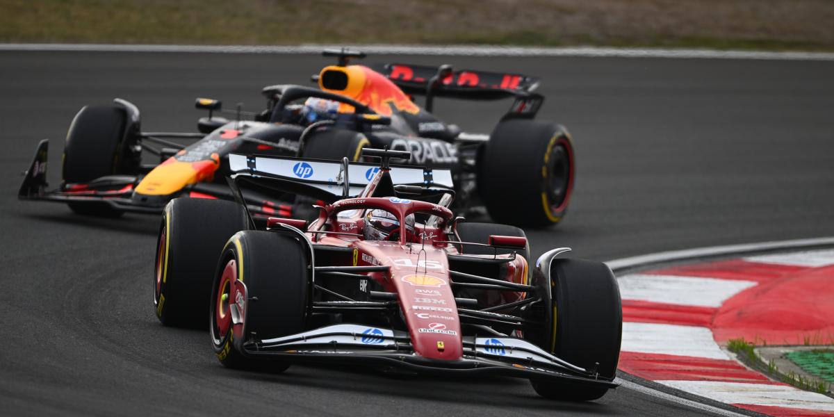 El espectacular adelantamiento de Verstappen a Leclerc: Intenté forzarle