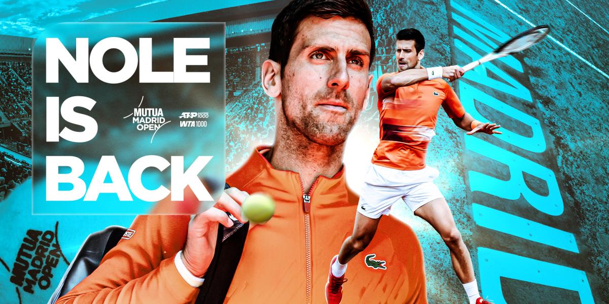 Novak Djokovic, confirmado en el Mutua Madrid Open 2025