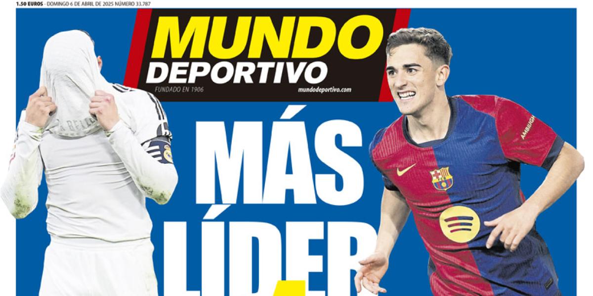 Portada de Mundo Deportivo del domingo 6 de abril de 2025