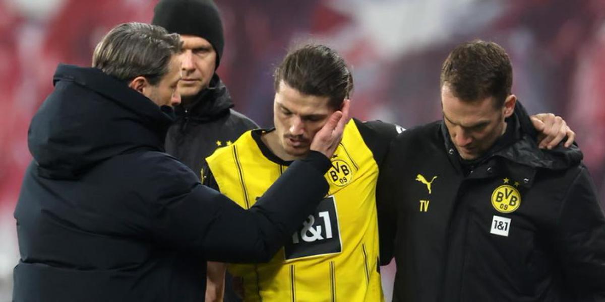 Cuatro bajas clave en el Dortmund para la ida de cuartos